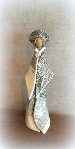 Sculpture en céramique environ 18 cm