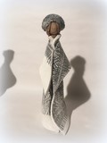 Sculpture en céramique environ 18 cm
